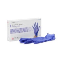 Exam Glove McKesson Confiderm® 3.0 Small NonSterile Nitrile Standard Cuff Length Textured Fingertips Blue Not Chemo Approved